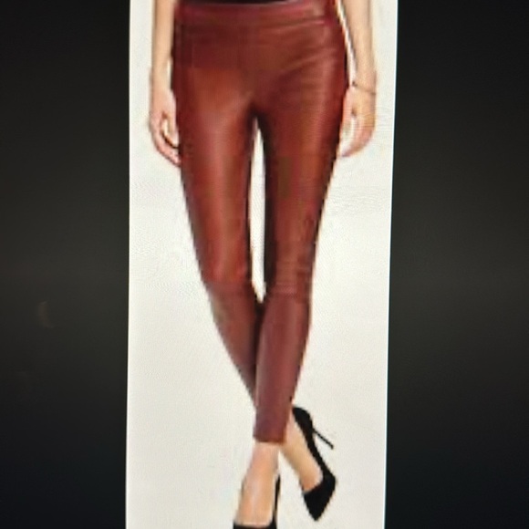Loft Faux Leather Pants - Picture 1 of 7